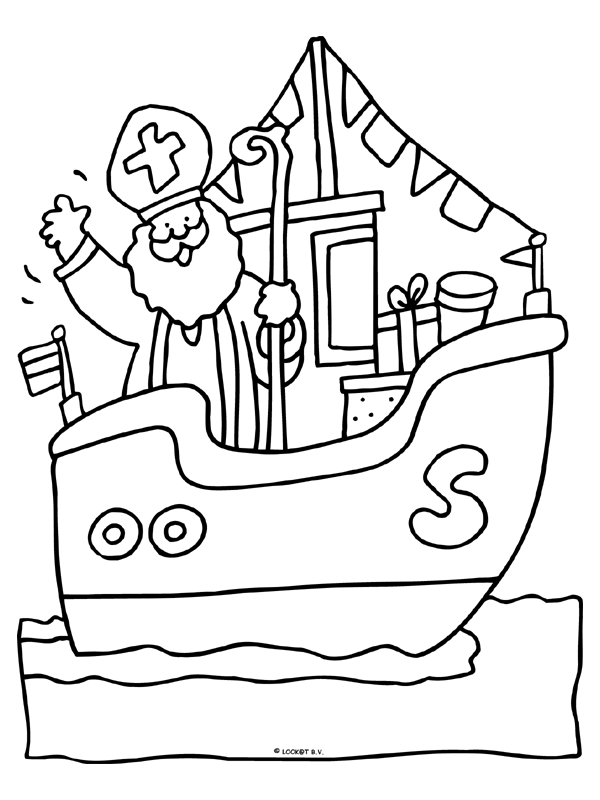 Losjes wekelijks Bron Sinterklaas stoomboot - Knutselpagina.nl - knutselen, knutselen en nog eens  knutselen.