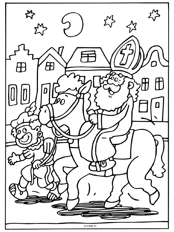 Sinterklaas En Zwarte Piet Kleurplaat 564070 Kleurplaat Porn Sex Picture